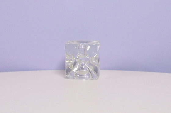 Image 1 of Eiswürfel-Kerzenleuchter Sklo Union von Rudolf Jurnikl