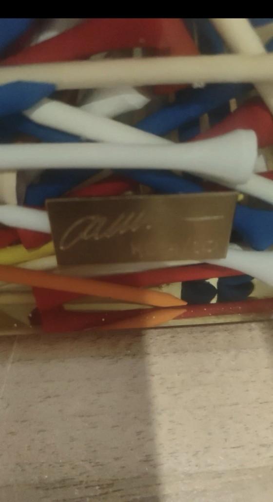 Arman Golf Tees 2003 HC 4/20 Archives Durand Ruel Accumulazione Sculture – Plastic, Metal (photo 3 of 6)