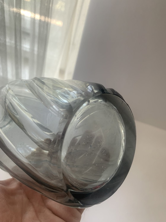 Image 1 of Wilhelm Wagenfeld Likörflasche Flasche liquor bottle Eremit Vereinigte Lausitzer Glaswerke Weißwasser WMF Bauhaus Design