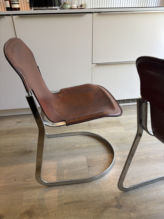 Image 1 of 2x Willy Rizzo stoelen Cidue