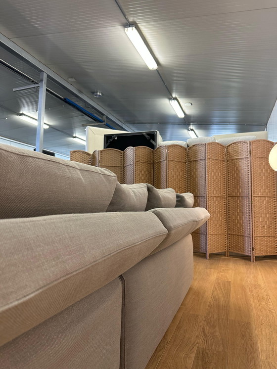 Image 1 of Divano angolare Minotti Collar con tavolino Minotti in condizioni nuove