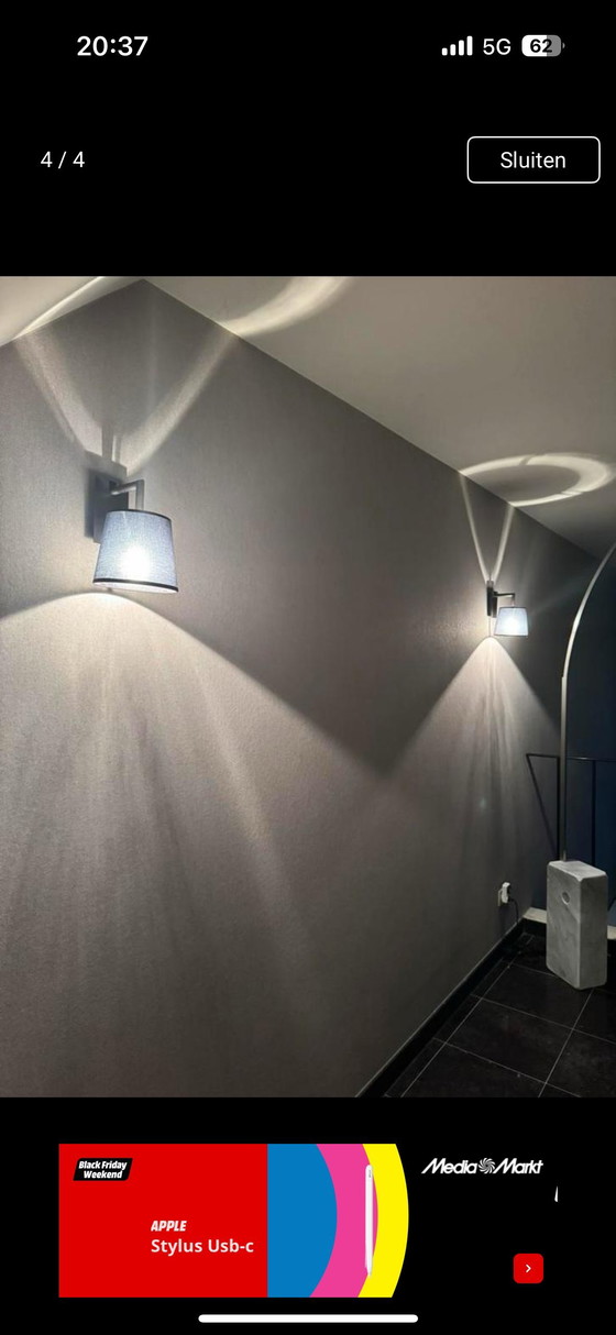 Image 1 of Stephane Davids wall lighting 3 pieces