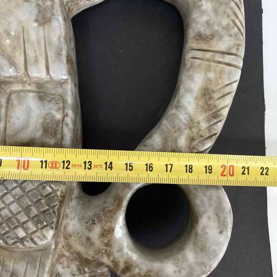 Image 1 of Sculpted stone head in pre-Columbian style, 20th century work