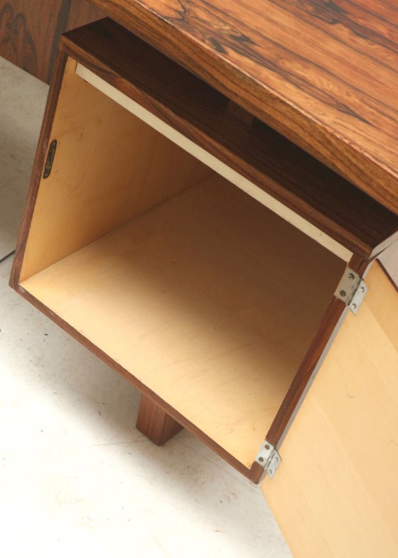 Image 1 of Large rosewood vintage boomerang desk / executive desk from the 1960s