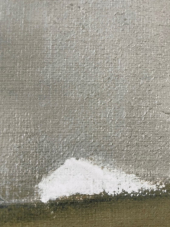 Image 1 of Helene Schjerfbeck, Självporträtt med palett, 1937, copyright Schjerfbeck...2021, Impreso en Suecia