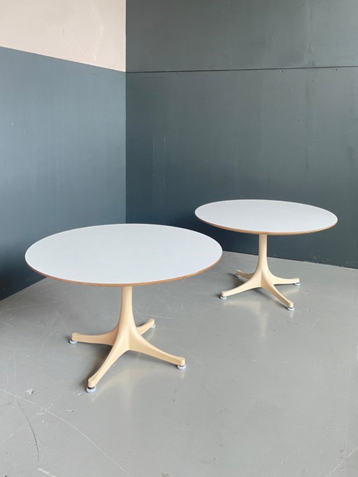 2x coffee table "pedestal" by George Nelson VITRA