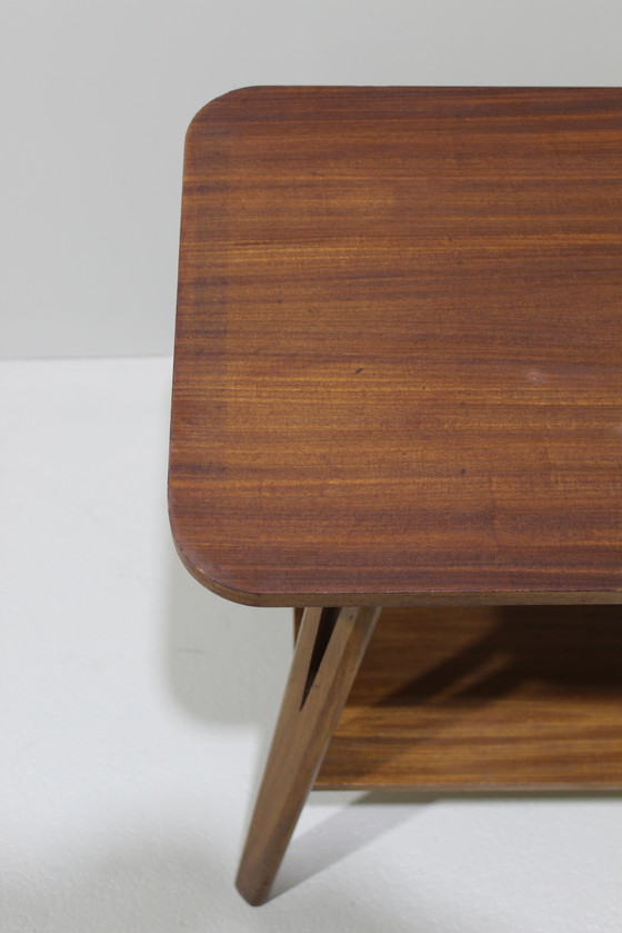 Image 1 of Vintage Side Table, Audio Table - 1960s, Teak