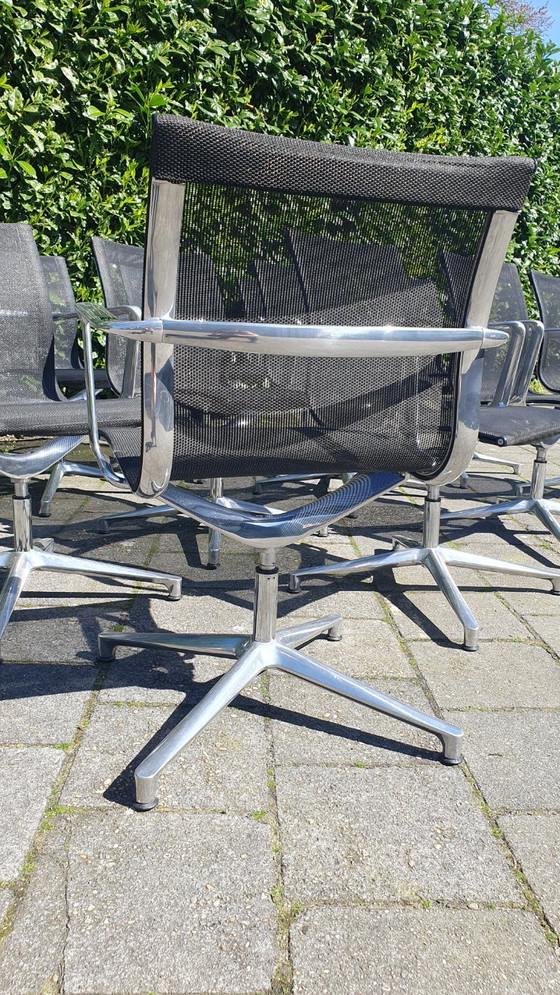 Image 1 of 6x UNA design office chair ICF mesh black netweave