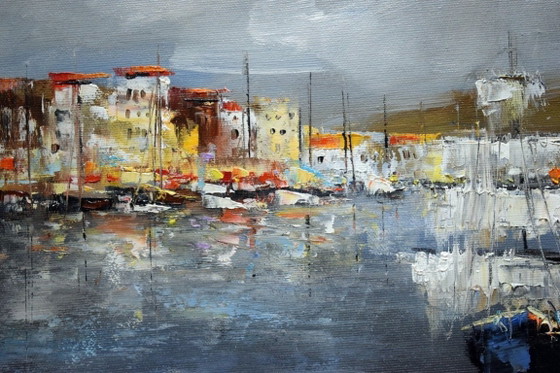 Sławomir Zajkowski - Napoli, Dipinti e disegni, Tela, Altro, Blu, Impressionisme (foto 4 di 6)