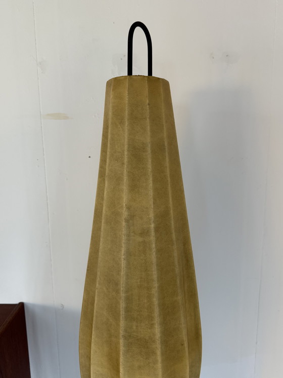 Image 1 of Vintage cocoon floor lamp 'Lugano', H. Klingele, Artimeta '60