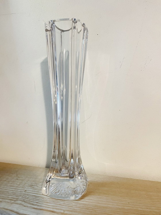 Vaso soliflore in cristallo Daum France, Vasi, Trasparente (foto 4 di 6)