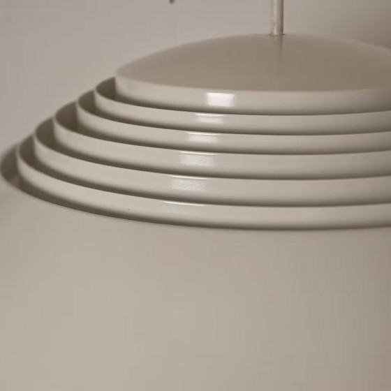 Louis Poulsen AJ Royal, Danish pendant lamp, Arne Jacobsen, 1950, Metal, White, Scandinavian (photo 8 of 17)