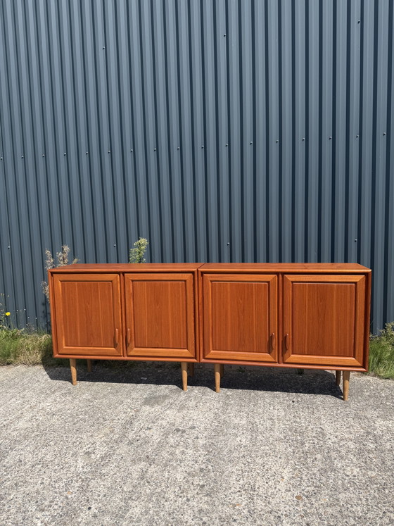 Vintage Teak Sideboard Dresser 2-Piece – Wood (photo 20 of 20)