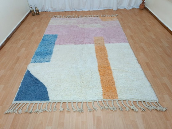 Image 1 of Beni Ourain tapijt van authentieke wol, 250 cm x 150 cm