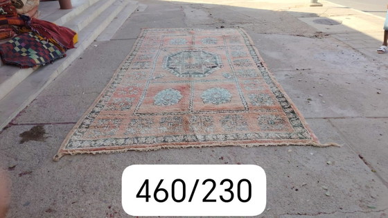 Image 1 of Handgeknoopt Berber kleed wol 460x230cm