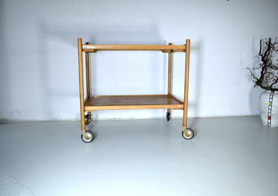 Image 1 of Danish 1960s serving trolley side table vintage table side table