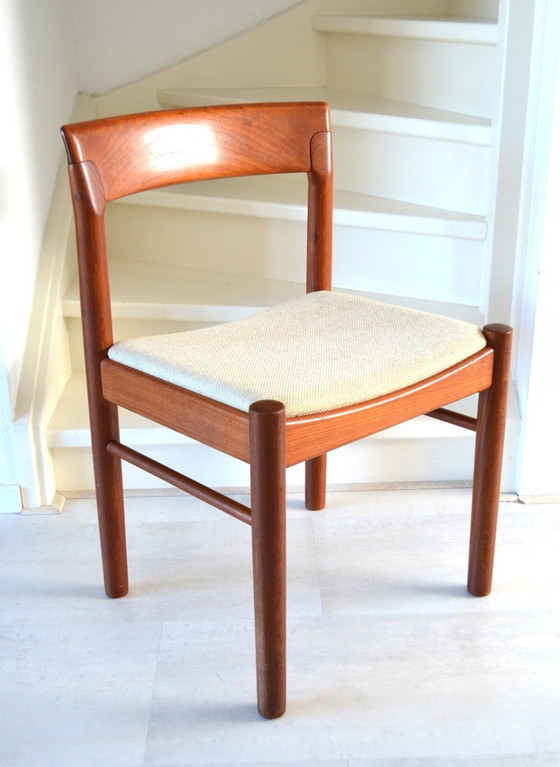 4 x Chaises de salle à manger Vintage Bramin Design Danois – Textile, Wood (photo 8 of 11)