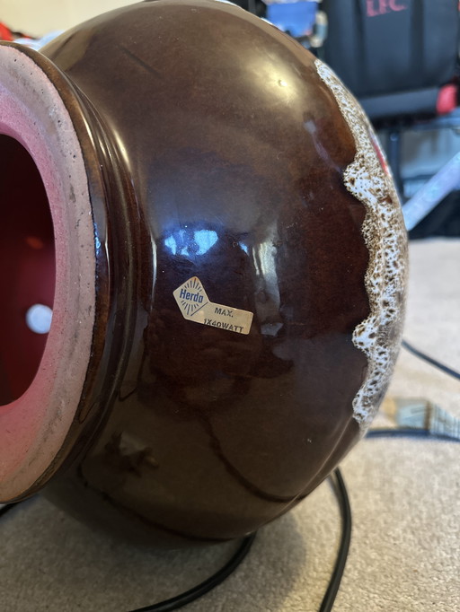 Antique Herda Oil Lamp Base