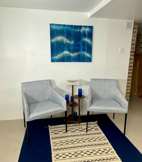 Image 1 of pair of Arper Saari design armchairs