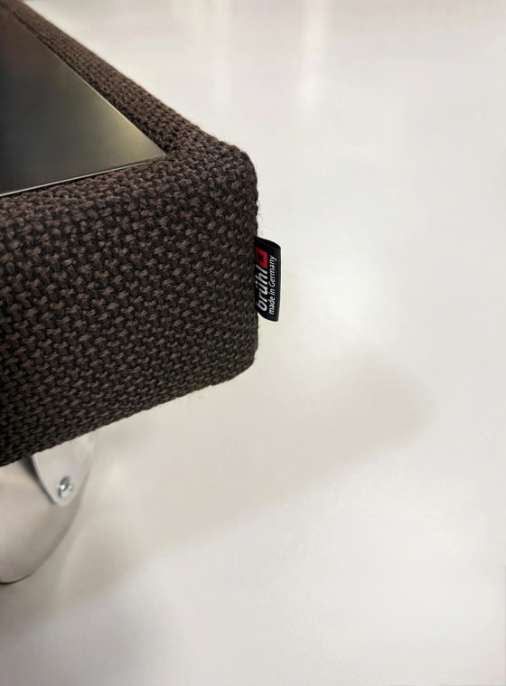 Image 1 of Brühl Fourtwo Sofa + Hocker Stoff Schlafsofa Four Two Braun