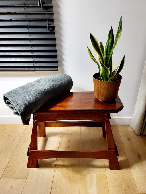 Vintage Wooden Authentic Bench, 70 cm