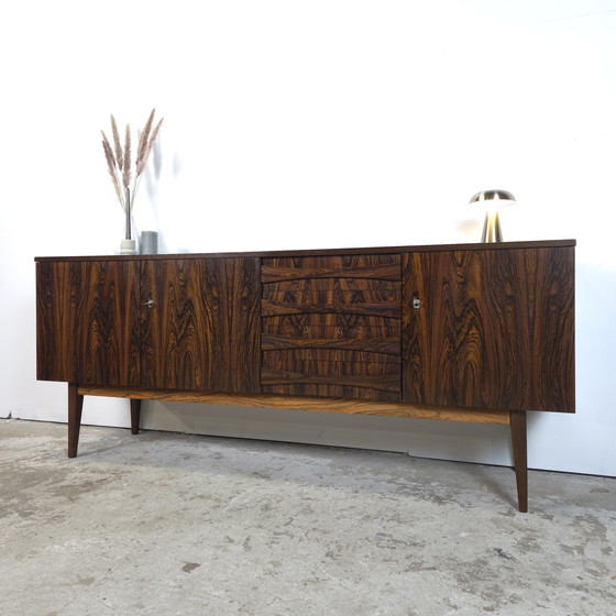 Image 1 of Vintage jaren 60 - 70 palissander sideboard tv meubel 60's