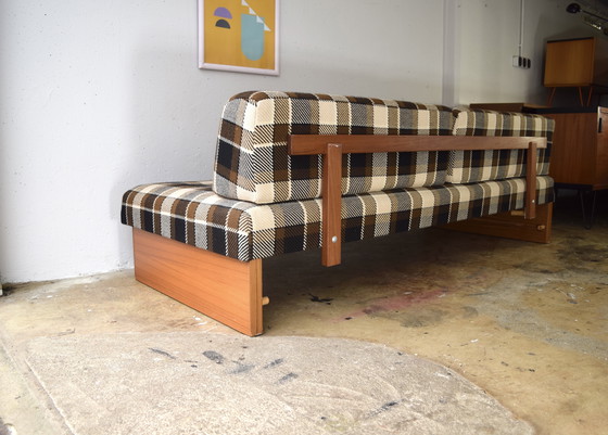 Image 1 of Mid Century Danish Daybed Vintage Canapé Lit de jour