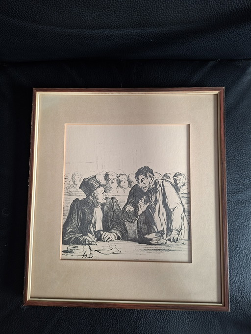 Tekening van Honoré Daumier