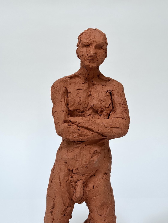 Image 1 of Terracotta Sculpture of a Man - Yolande Ide (1930)
