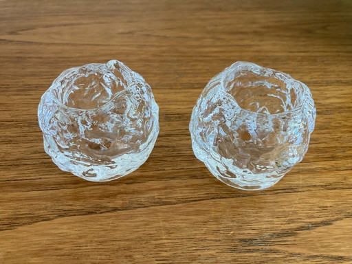 Kosta Boda Snowball, set of two