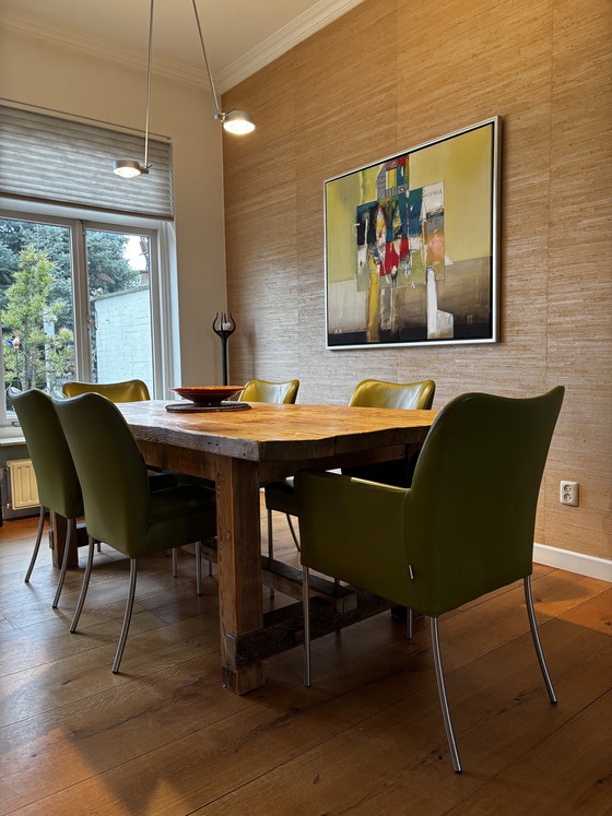 Image 1 of 6 eetkamerstoelen Bert Plantagie