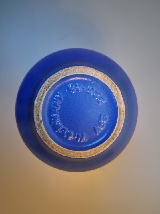 Vintage mid-century vase Bay Keramik West-Germany 1950/60, Ceramic, Yellow (photo 6 of 6)