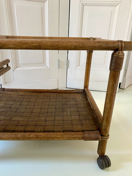 Vintage Bamboo Trolley