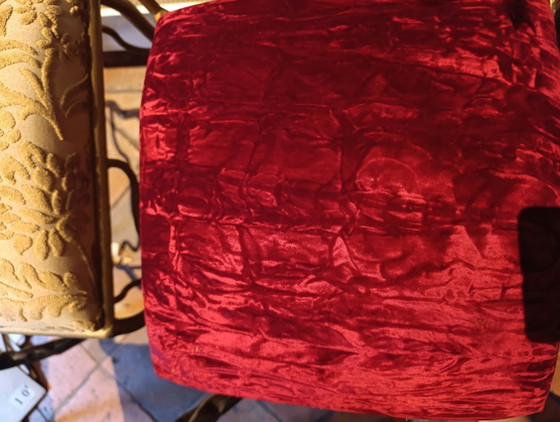 Pair of sculptural David Emery chairs in gilded metal – EMERY DAVID, Dining chairs (photo 6 of 7)