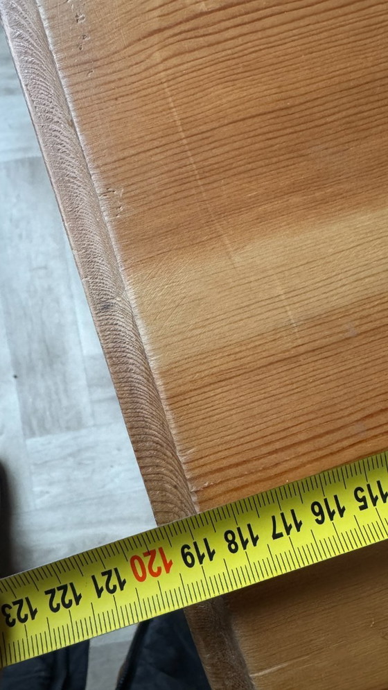 Image 1 of tavolo allungabile in pino, francese