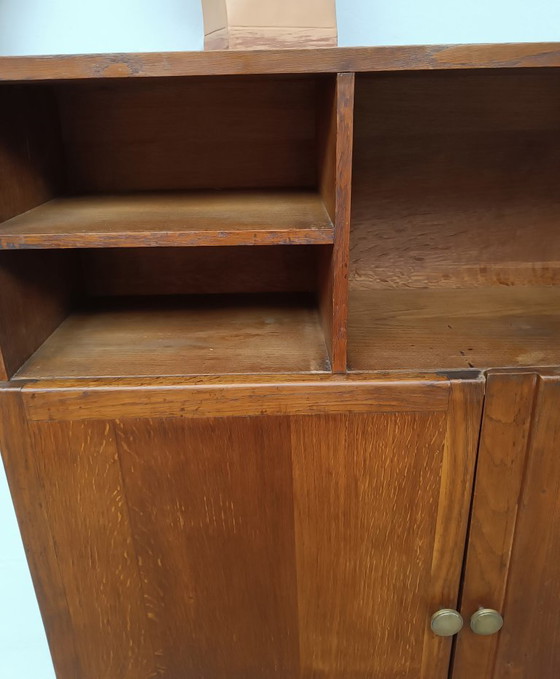 Niedriges Bücherregal 1960 Französische Herstellung – Bücherregale, Wood, Brass (photo 9 of 12)