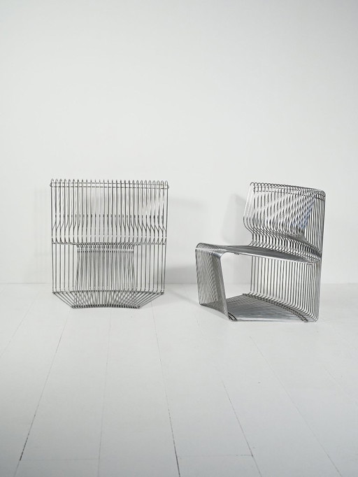 Coppia di poltrone “Pantonova” di Verner Panton