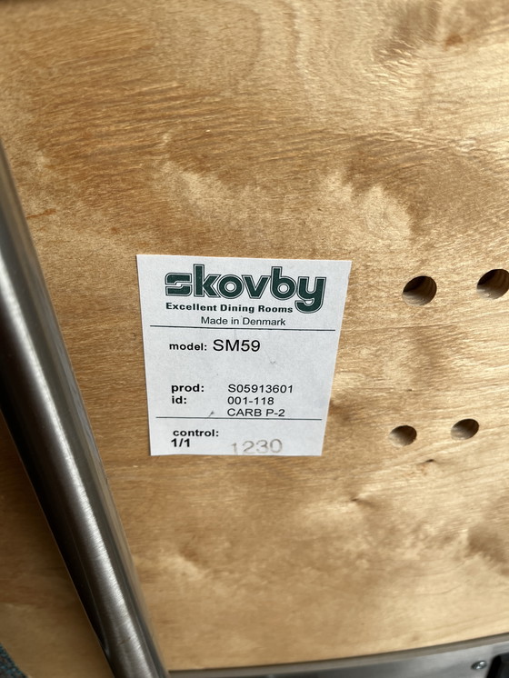 Image 1 of 4x eetkamerstoelen Skovby 