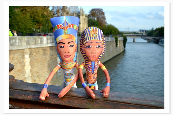 Image 1 of Cadeau Néfertiti | Décoration Néfertiti | Poupée Néfertiti de collection | Art de l'Égypte antique