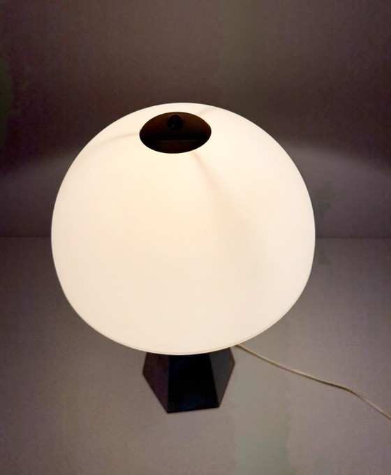 Image 1 of Set di 2 lampade da tavolo vintage con base in marmo 'Lambada da Tavolo', modello: Prisma, Italia