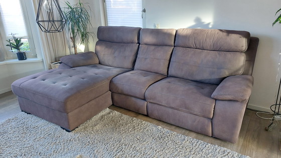 Image 1 of Sofá lounge con sillón reclinable.