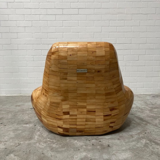 Fauteuil Club Monsieur par Max Jungblut – Wood (photo 8 of 11)