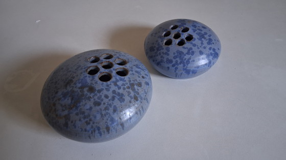 Image 1 of Jarrones pequeños Regaderas azules