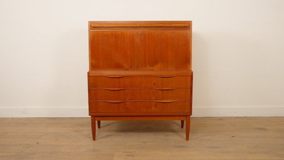 Image 1 of Secrétaire vintage | Erling Torvits | Teck | 104 cm