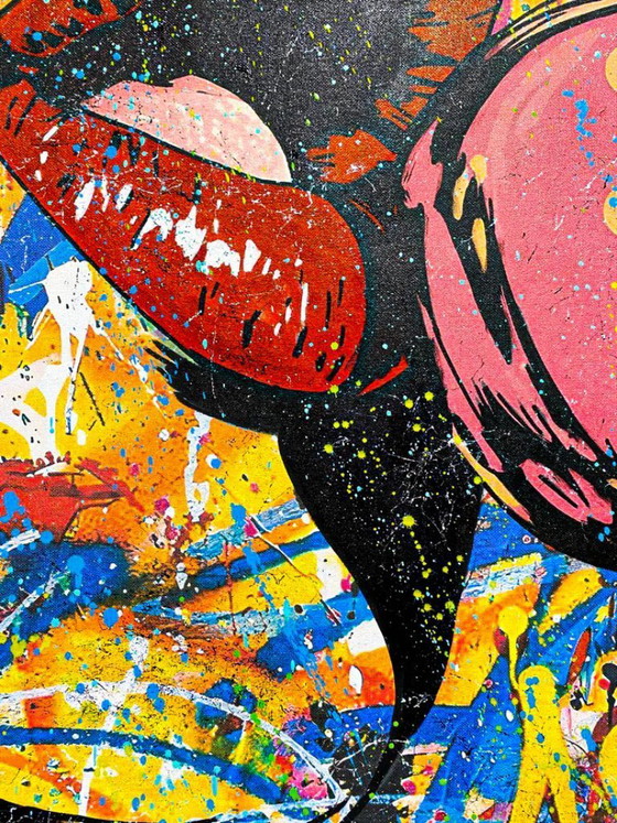 Image 1 of GONGAS - So eager - Lithographie d'artiste encadrée