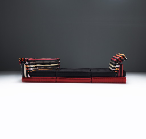 Very Rare Mah Jong Modular Sofa ‘Sonia Rykiel’ By Hans Hopfer For Roche Bobois.