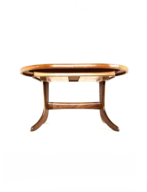 Image 1 of Vintage extendable teak dining table, Denmark 1960s