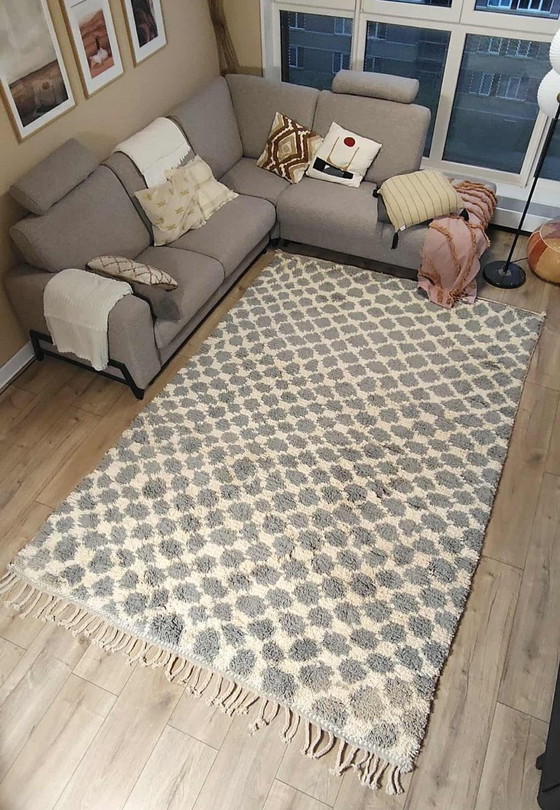 Image 1 of Tappeto berbero 300 x 200 Boho tappeto in lana nuova marocchino