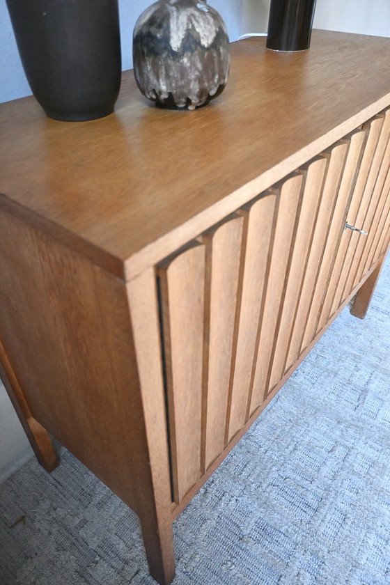 Beau buffet bas en bois années 70 Leo Bub pour Bub Wertmöbel, Marron (photo 5 sur 15)