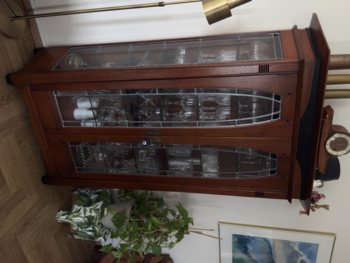 Vitrinekast Schuitema & Zonen – vitrinekasten, Glass, Wood